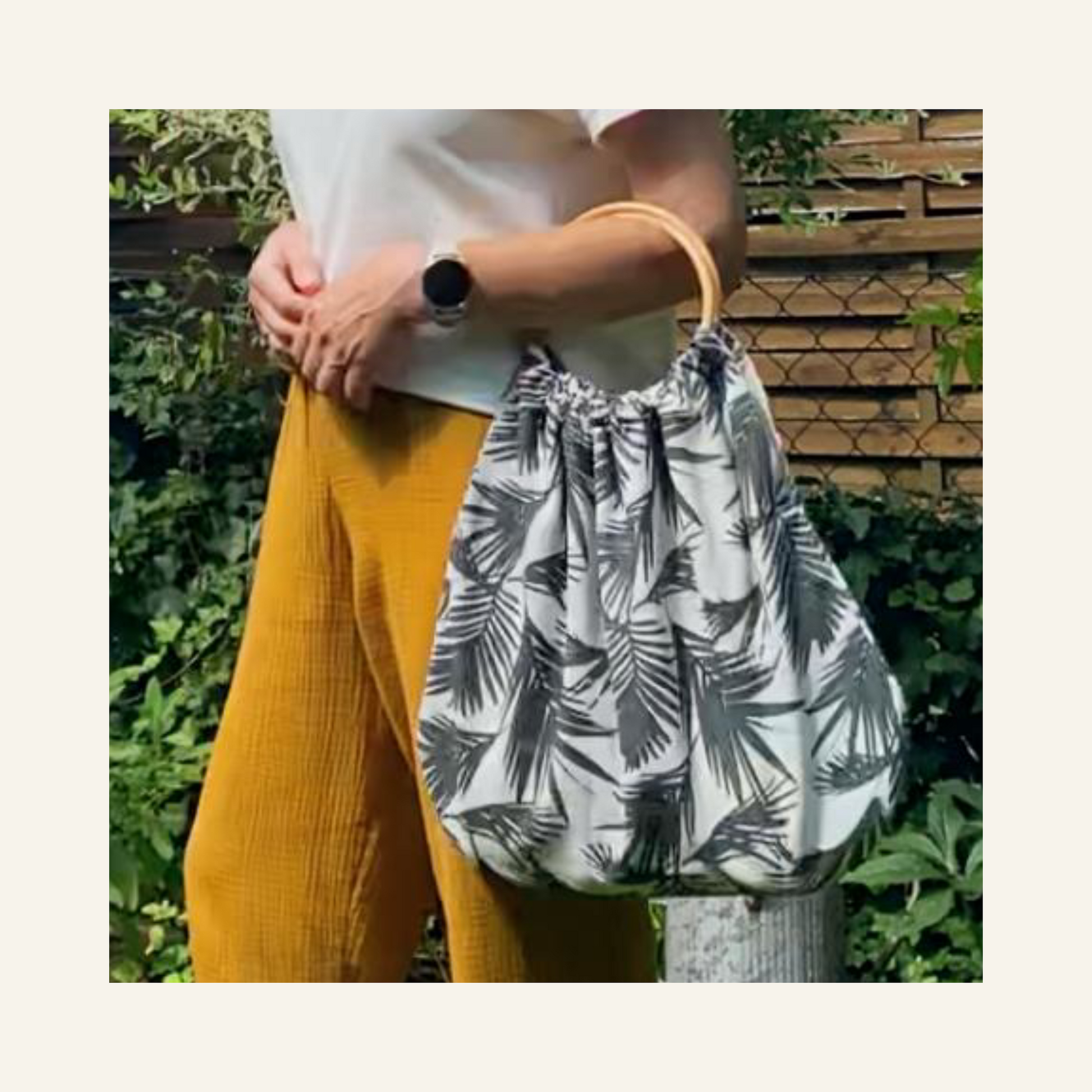 Beuteltasche "LINA"- PDF Nähanleitung inkl. Schnittmuster