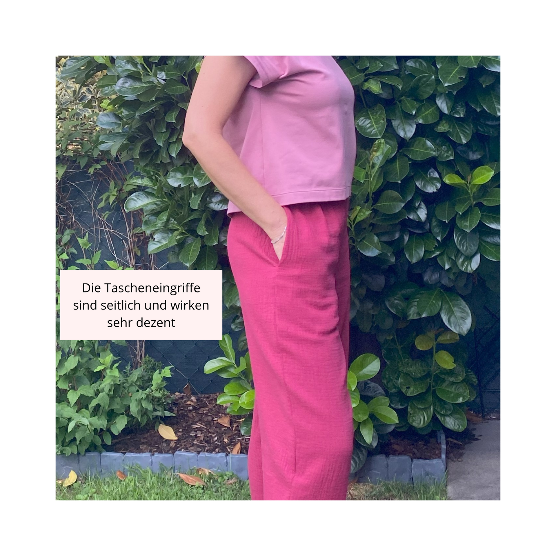 Damenhose "ELLA" 36-46 - PDF Schnittmuster inkl. Nähanleitung