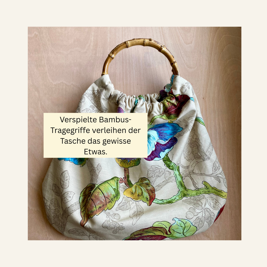 Beuteltasche "LINA"- PDF Nähanleitung inkl. Schnittmuster