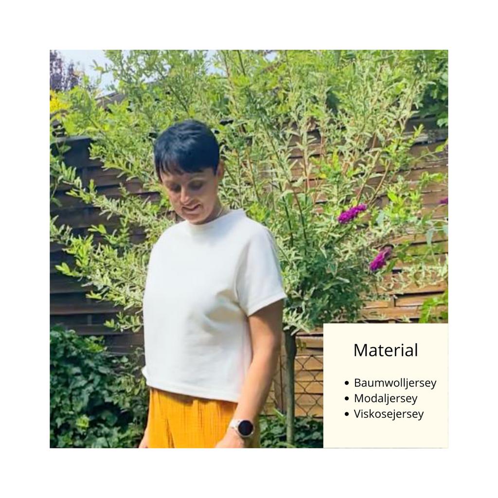 Damen T-Shirt "AYA" 36-46 - PDF Schnittmuster inkl. Nähanleitung